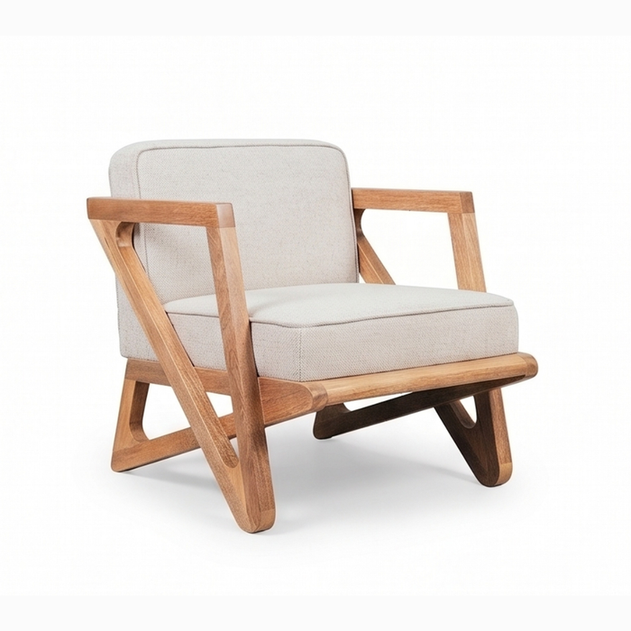 Poltrona Barichara (Madera y Lino) — Renta
