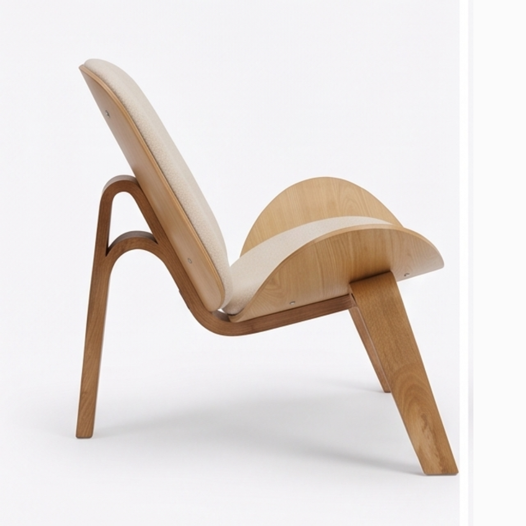 Silla Omnia (Madera Curvada y Textil Premium) — Signature