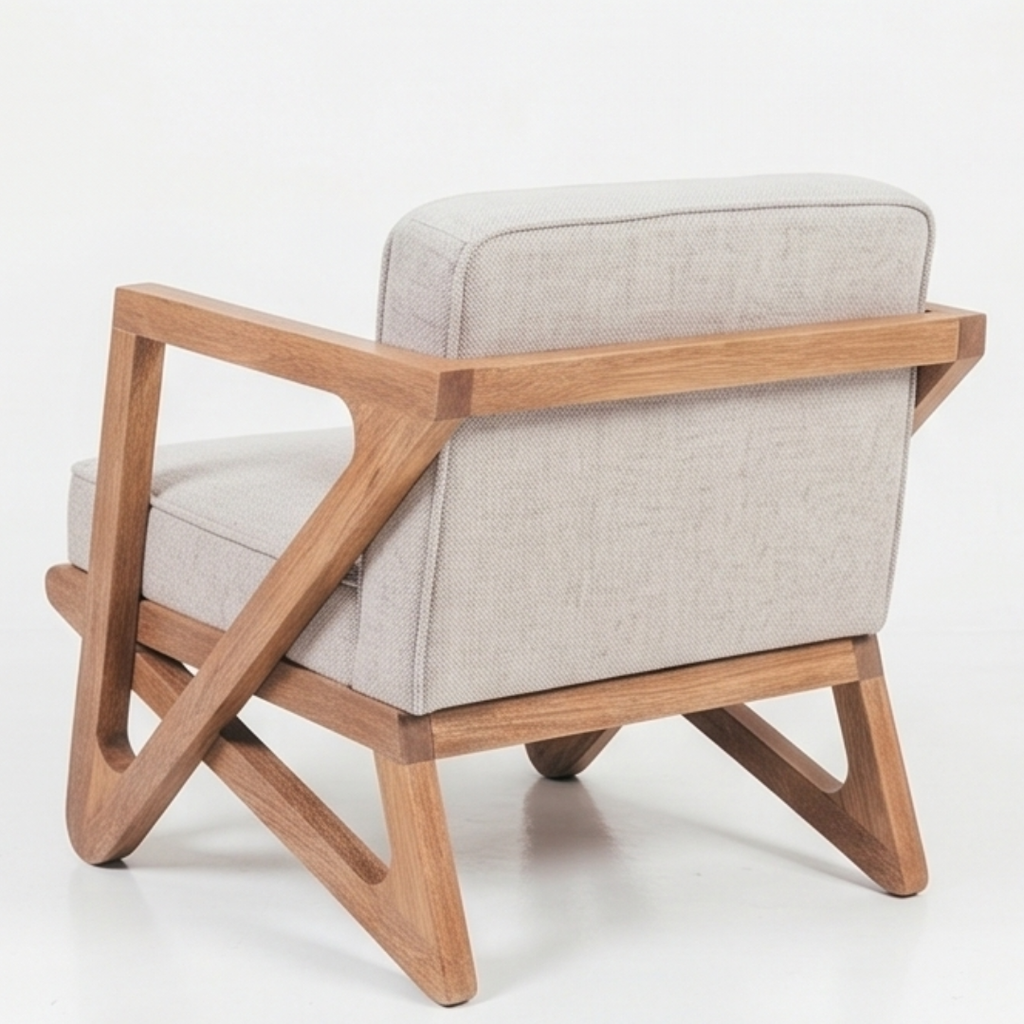 Poltrona Barichara (Madera Maciza y Lino) — Signature